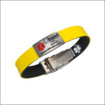 ID BAND MEDICAL ID (BRAZALETE DE  IDENTIFICACION)(AMARILLO)