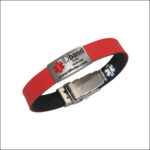 ID BAND MEDICAL ID (BRAZALETE DE  IDENTIFICACION)(RED)