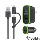 BELKIN KIT DE CARGADOR DE COCHE + HOGAR