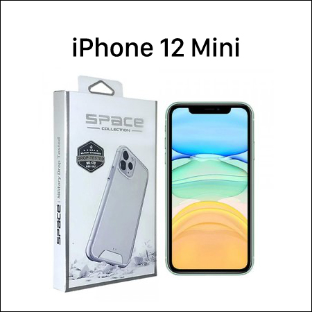 Funda Space Para Iphone 12 Mini Color Transparente Compatible Con