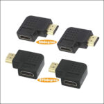 VCE ADAPTADORES COMBO HDMI 90 Y 270 GRADOS MACHOA HEMBRA VERTICAL PALANO