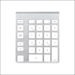 NEWERTECH TECLADO DE ALUMINO INALAMBRICO