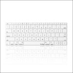 COVER DE TECLADO INGLES PARA  MACBOOK / MACBOOK PRO NO TOUCH (BLANCO)
