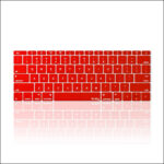 COVER DE TECLADO INGLES PARA  MACBOOK / MACBOOK PRO NO TOUCH (ROJO)