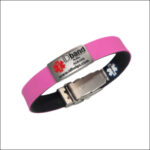 ID BAND MEDICAL ID (BRAZALETE DE  IDENTIFICACION)(ROSADO)