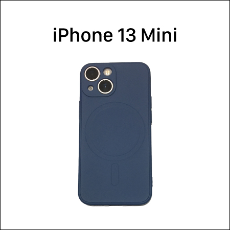 Funda de silicona con MagSafe el iPhone 13 mini - Medianoche