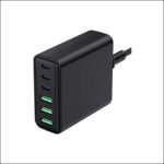 ESTACION DE CARGA  USB-C 6 PUERTOS 3 USC-C 3 USB A 90W
