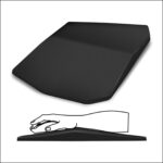 MOUSE  PAD  ERGONOMICO 14 X8 BASE DE  GEL  ANTIDESLIZANTE ALIVIA  DOLOR DE TUNE CARPIANO