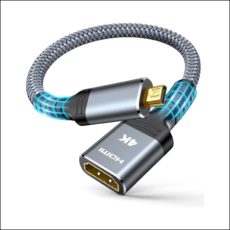  Cable USB C a HDMI (4K 60Hz, 6 pies/6.6 ft), conectores  chapados en oro de 24 quilates, USB 3.1 y Thunderbolt 3 compatible con  MacBook Pro, iPad Pro, iMac 4K /