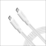 SPIGEN USB-C A USB-C WHITE  TRANFERENCIA DE  DATOS