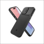 SPIGEN OPTIK ARMOR MAGSAFE BLACK 15 PRO MAX