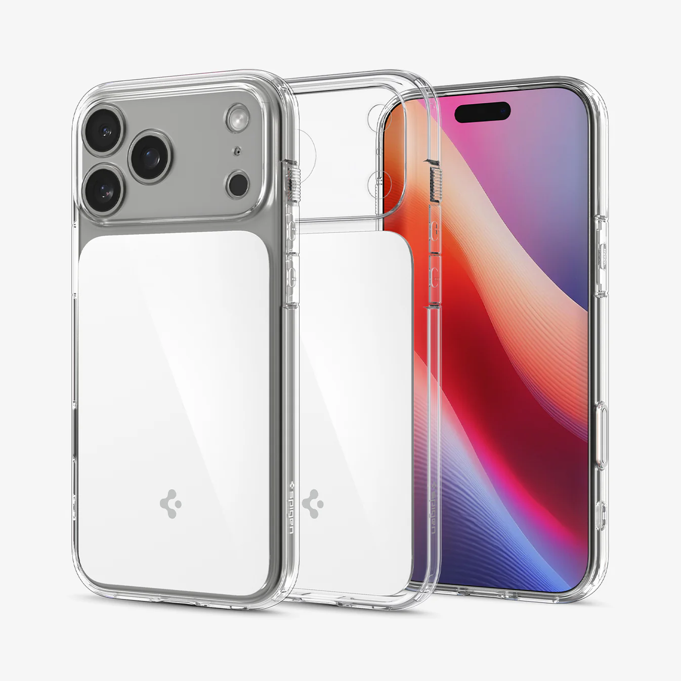 SPIGEN ULTRA HYBRID MAGFIT GLOSSY WHITE - Imagen 3