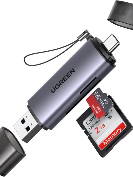 UGREEN LECTOR DE TARJETA SD/MICRO-SD A USB-C
