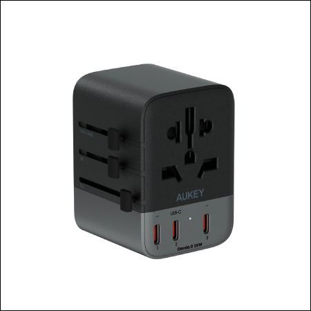 AUKEY ADAPTADOR UNIVERSAL DE CORRIENTE  35 WATTS