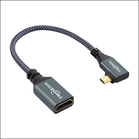 ADAPTADOR MICRO-HDMI A HDMI HEMBRA