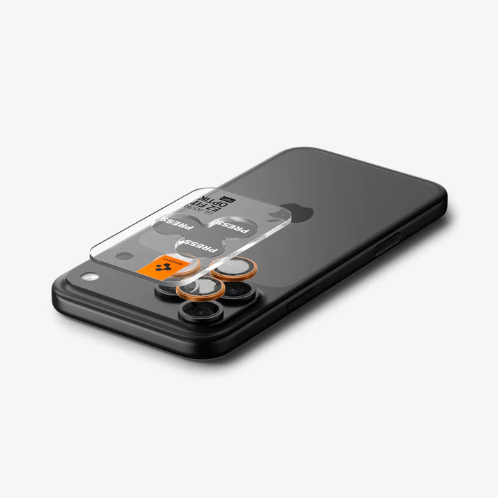 SPIGEN GLASS OPTICO PARA IP 14/15/16/17 PRO Y PROMAX CLEAR - Imagen 2