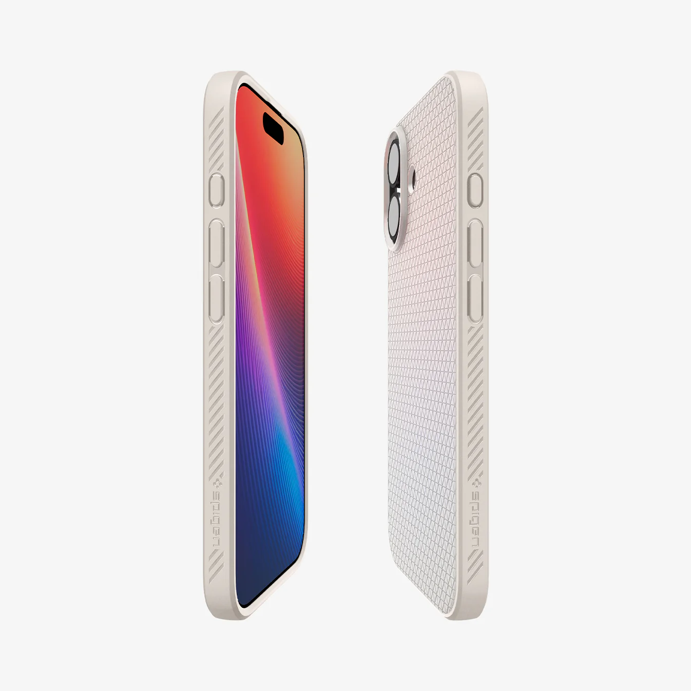 SPIGEN LIQUID AIR IP 17 NATURAL TITANIUM - Imagen 2