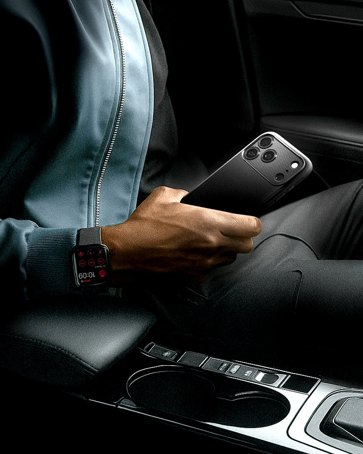SPIGEN RUGGED ARMOR IP 17 MATTE BLACK - Imagen 6