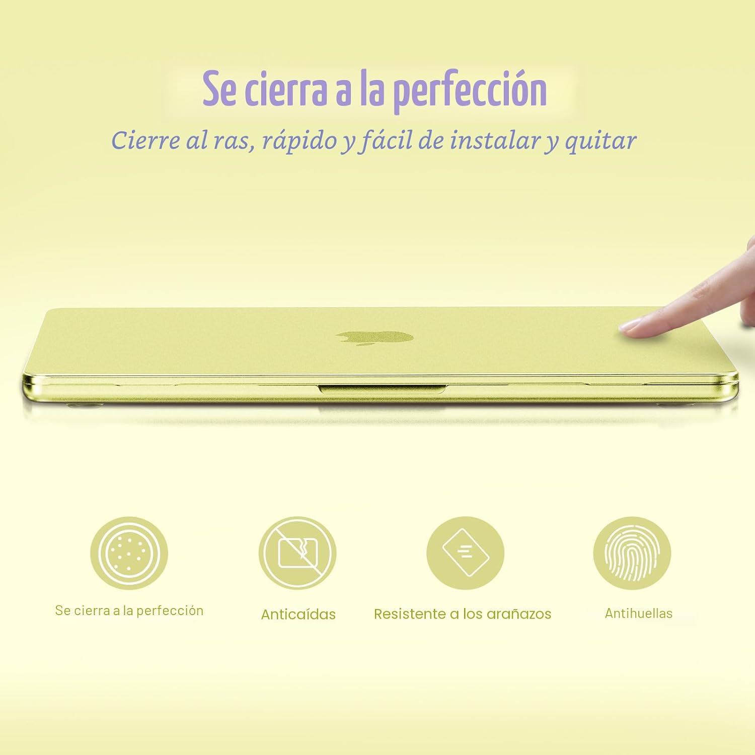MOSISO COVER PARA MACBOOK NEO COLOR CITRUS CLEAR - Imagen 2