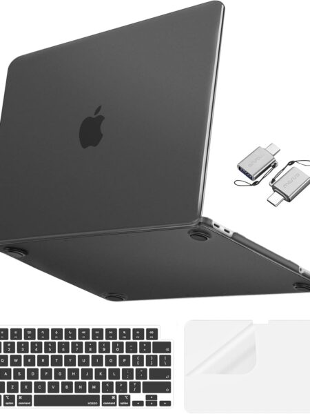 MOSISO COVER PARA MACBOOK NEO COLOR BLACK CLEAR