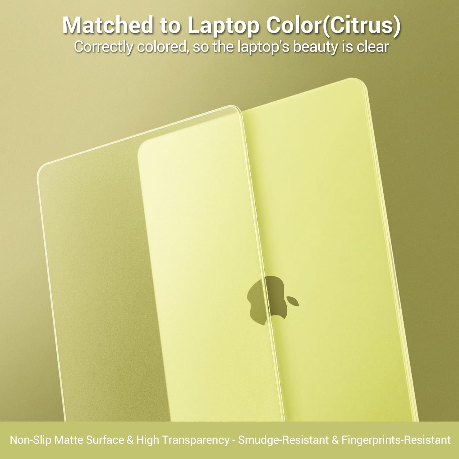 MOSISO COVER PARA MACBOOK NEO COLOR CITRUS CLEAR - Imagen 3