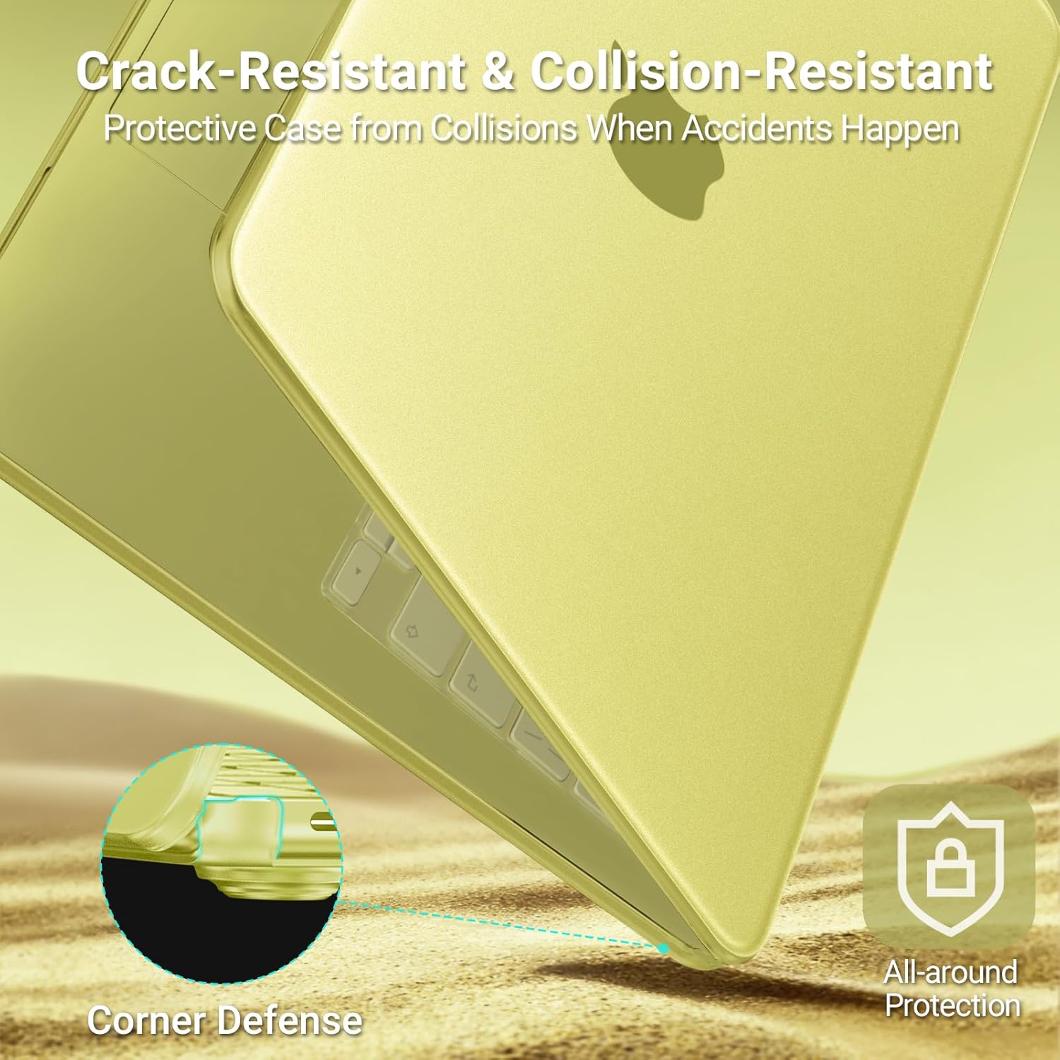 MOSISO COVER PARA MACBOOK NEO COLOR CITRUS CLEAR - Imagen 4