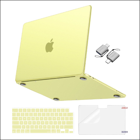 MOSISO COVER PARA MACBOOK NEO COLOR CITRUS CLEAR