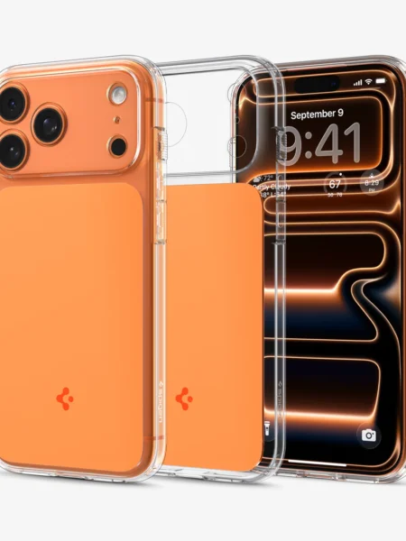 SPIGEN ULTRA HYBRID MAGFIT CLEAR ORANGE  IP 17 PRO MAX