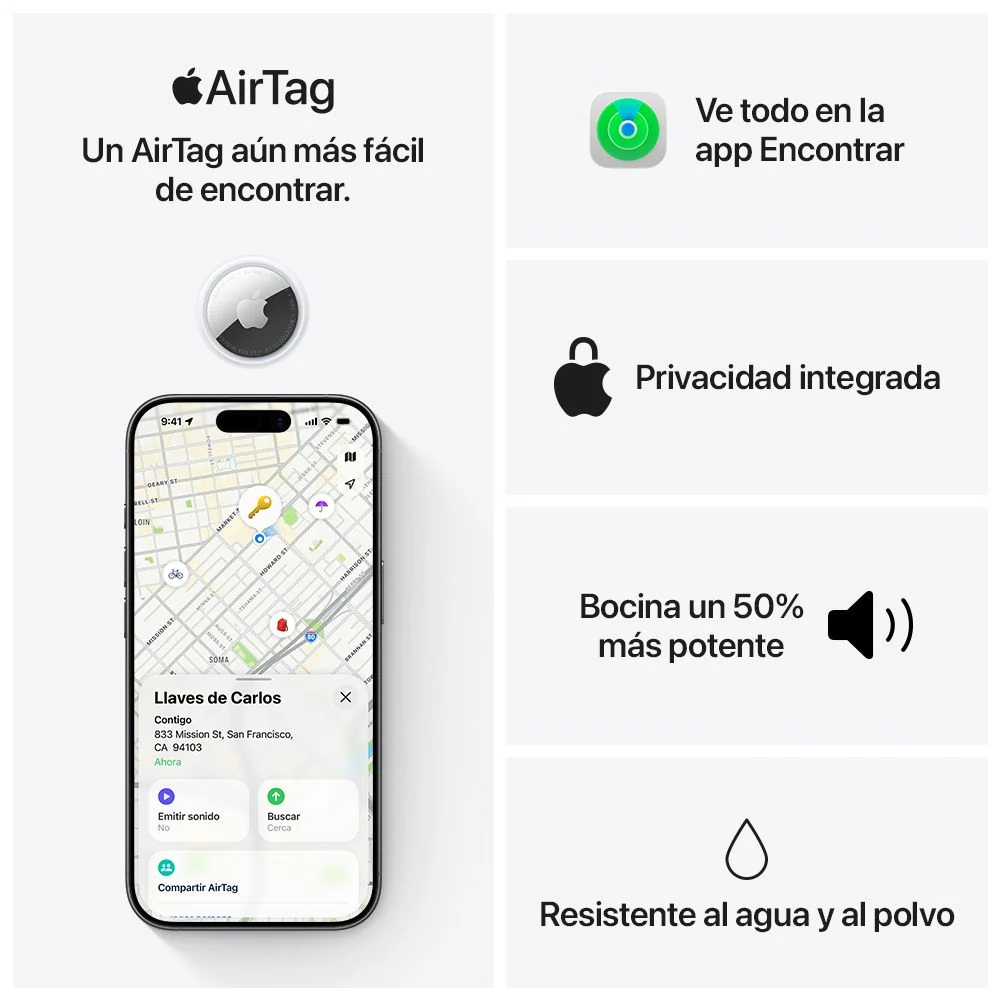 AIRTAG 2DA GENERACION 4 PACK - Imagen 5