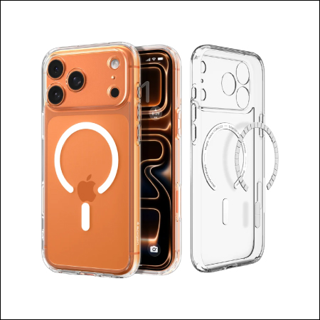 SPIGEN ULTRA HYBRID MAG FIT 17 PRO CLEAR WHITE