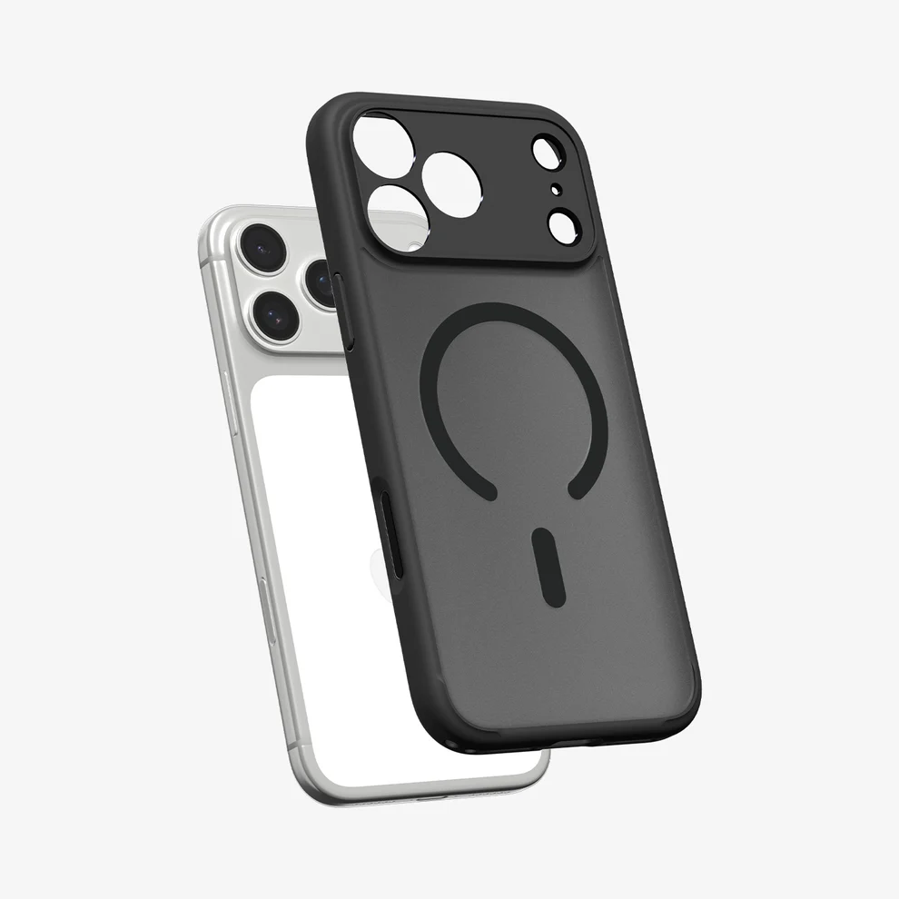 SPIGEN ULTRA HYBRID MAG FIT 17 PRO FROST BLACK - Imagen 3