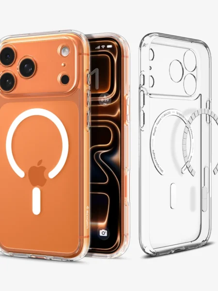 SPIGEN ULTRA HYBRID MAG FIT 17 PRO CLEAR WHITE