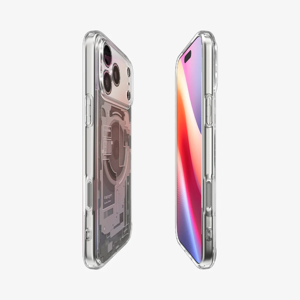 SPIGEN ULTRA HYBRID  MAG FIT 17 PRO ZERO ONE WHITE - Imagen 3