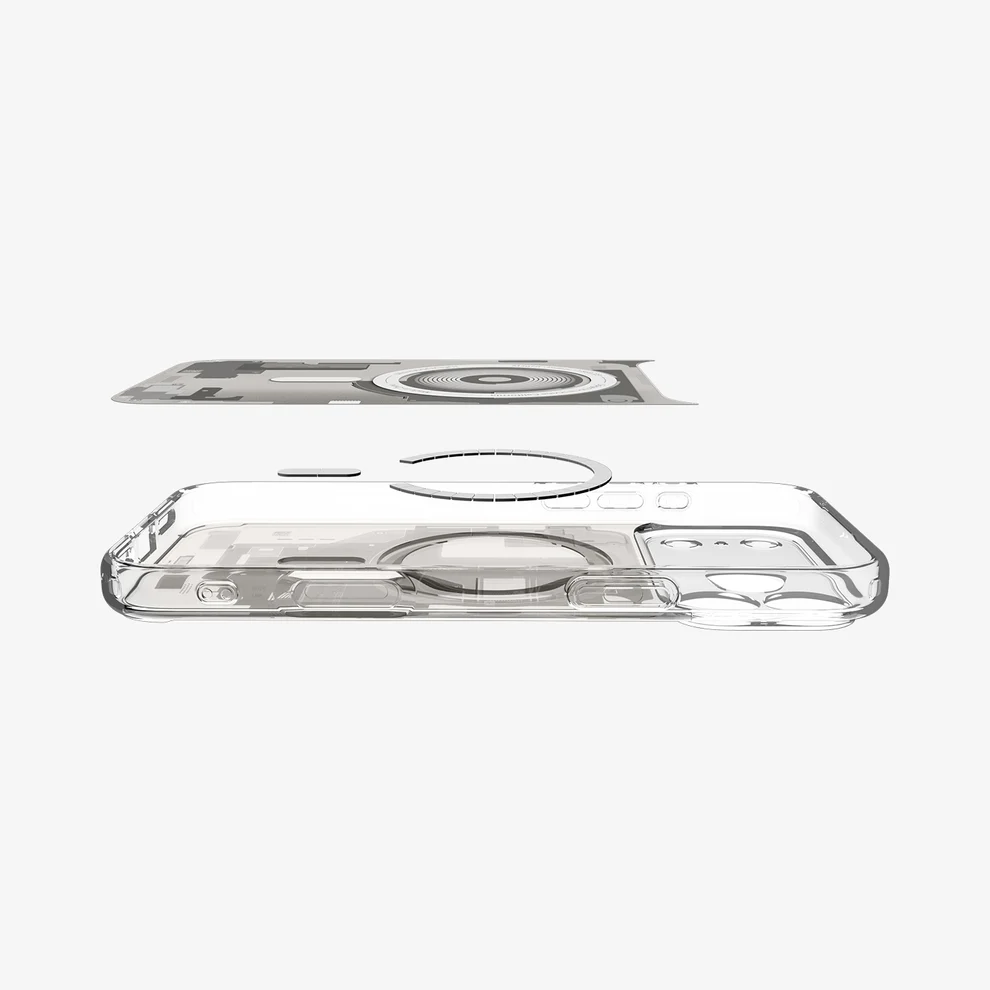 SPIGEN ULTRA HYBRID  MAG FIT 17 PRO ZERO ONE WHITE - Imagen 4