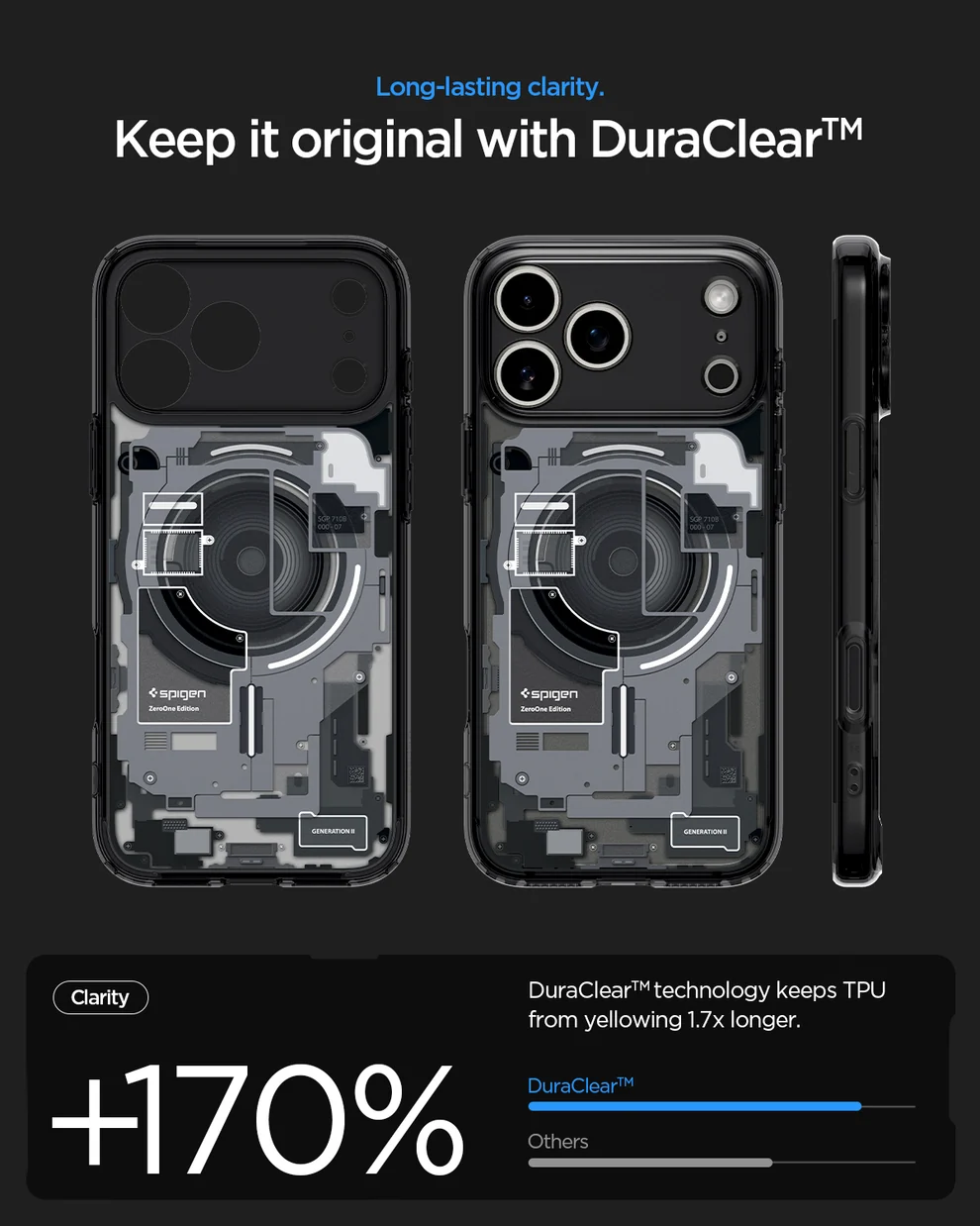 SPIGEN ULTRA HYBRID  MAG FIT 17 PRO ZERO ONE BLACK - Imagen 9
