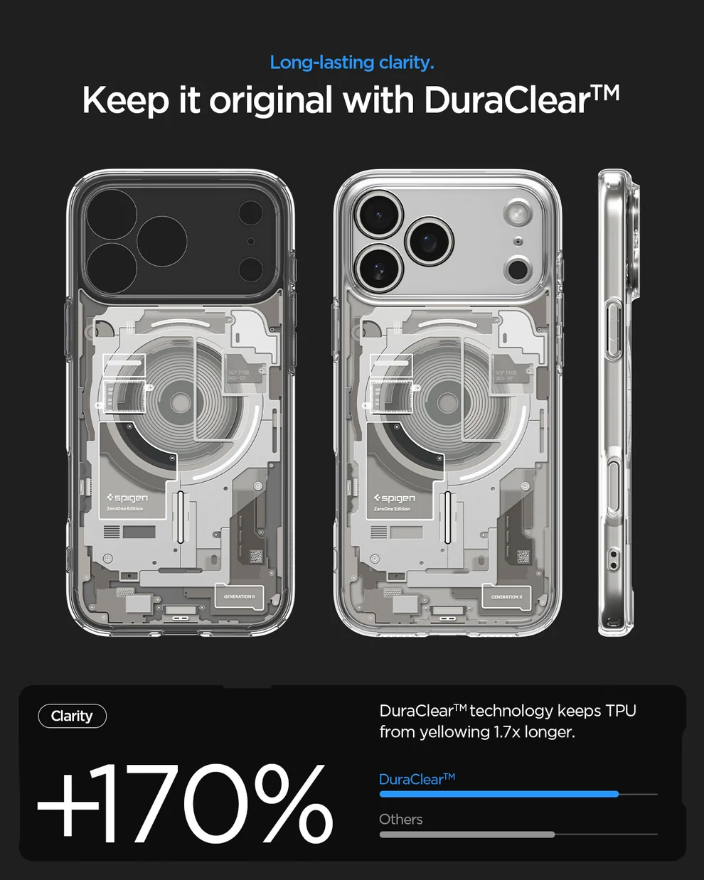 SPIGEN ULTRA HYBRID  MAG FIT 17 PRO ZERO ONE WHITE - Imagen 10