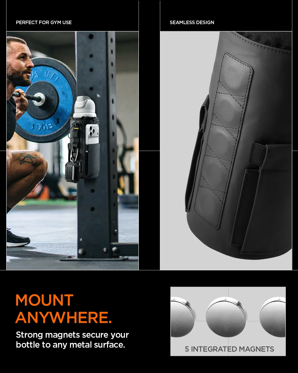 SPIGEN TUMBLER HOLDER BAG LIFE BAG BLACK - Imagen 5
