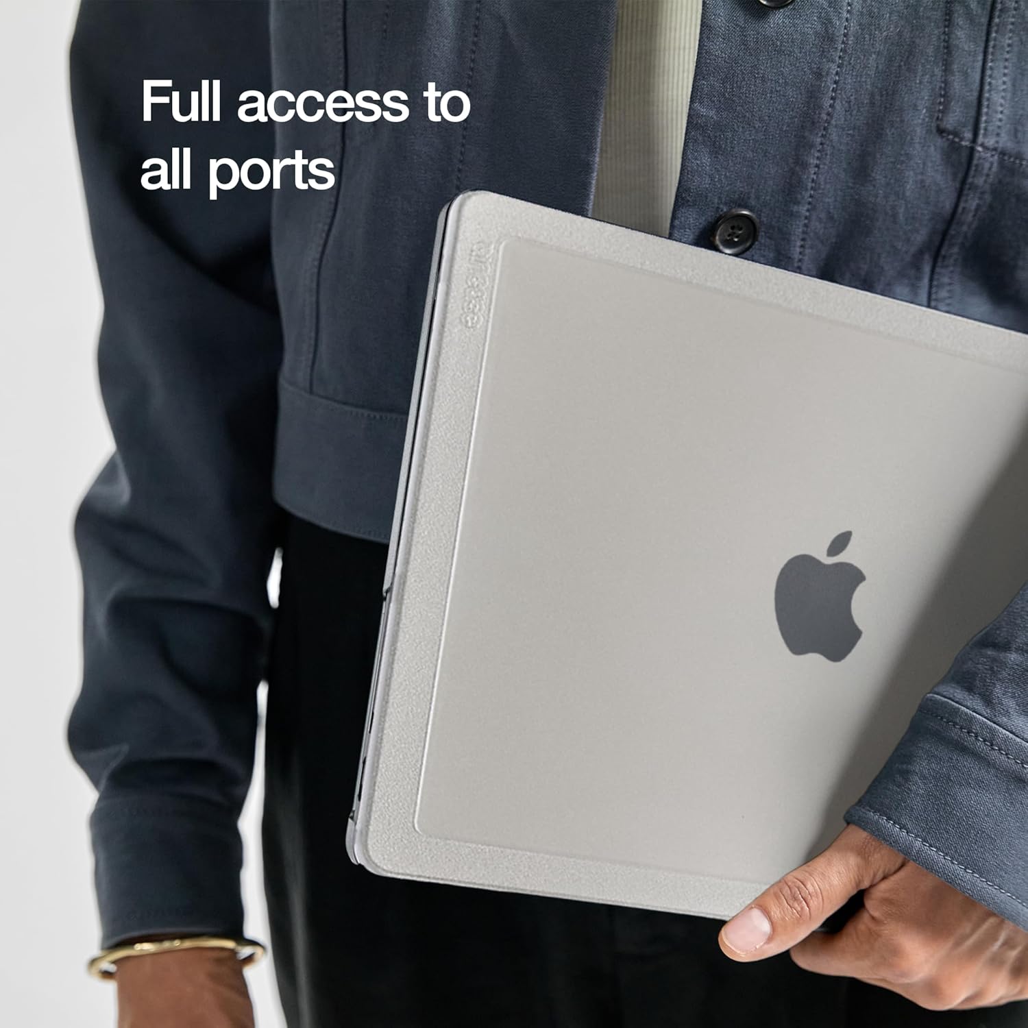 INCASE EDGE FUNDA RIGIDA PARA MACBOOK PRO 14 PULGADAS CLEAR - Imagen 4