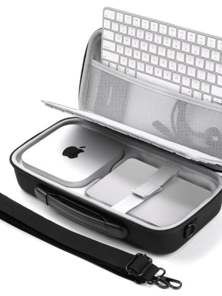 FUNDA RIGIDA DE VIAJE PARA MAC MINI M4/M4 PRO BLACK