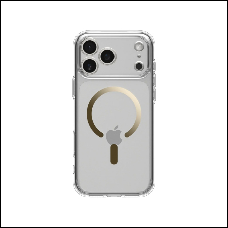 SPIGEN ULTRA HYBRID MAG FIT 17 PRO MAX CLEAR GOLD