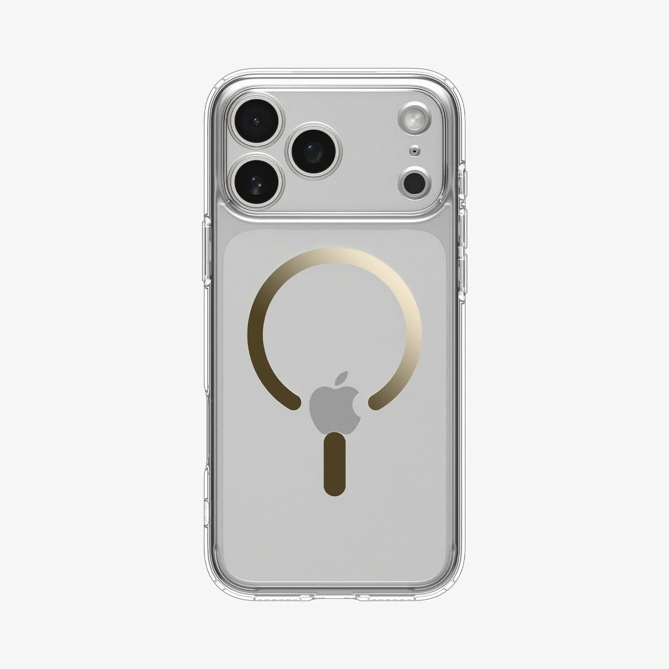 SPIGEN ULTRA HYBRID MAG FIT 17 PRO MAX CLEAR GOLD